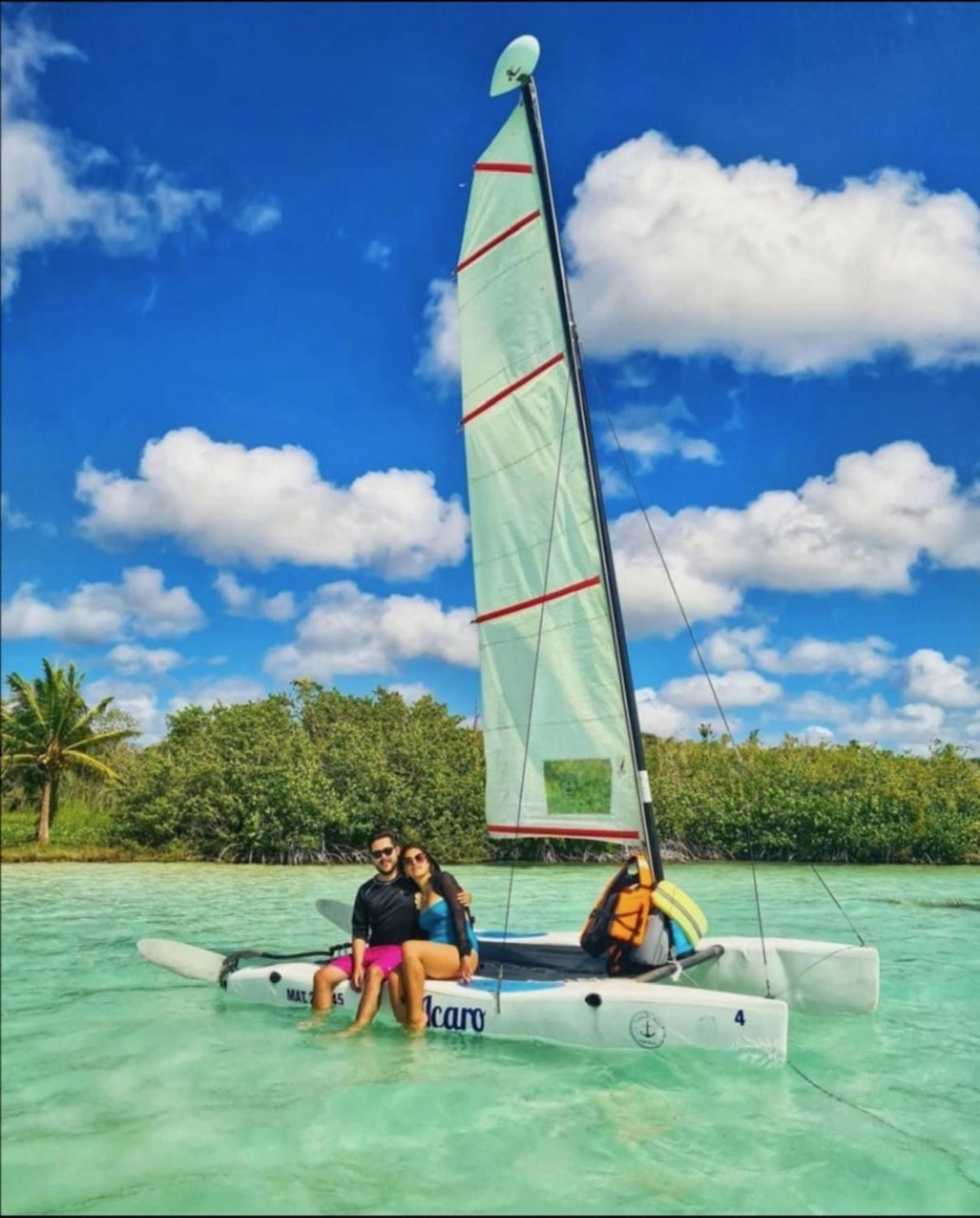 Готель Casa Arte Y Selva Bacalar - Free Bikes & Kayyaks Екстер'єр фото